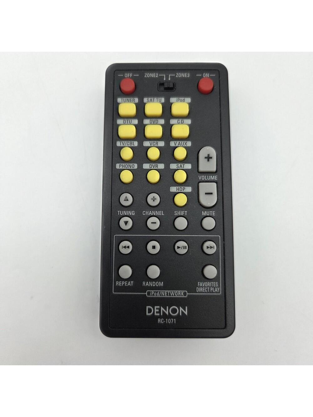 Genuine Denon RC-1071 Home Theater Remote Control Multi Function OEM - Tested